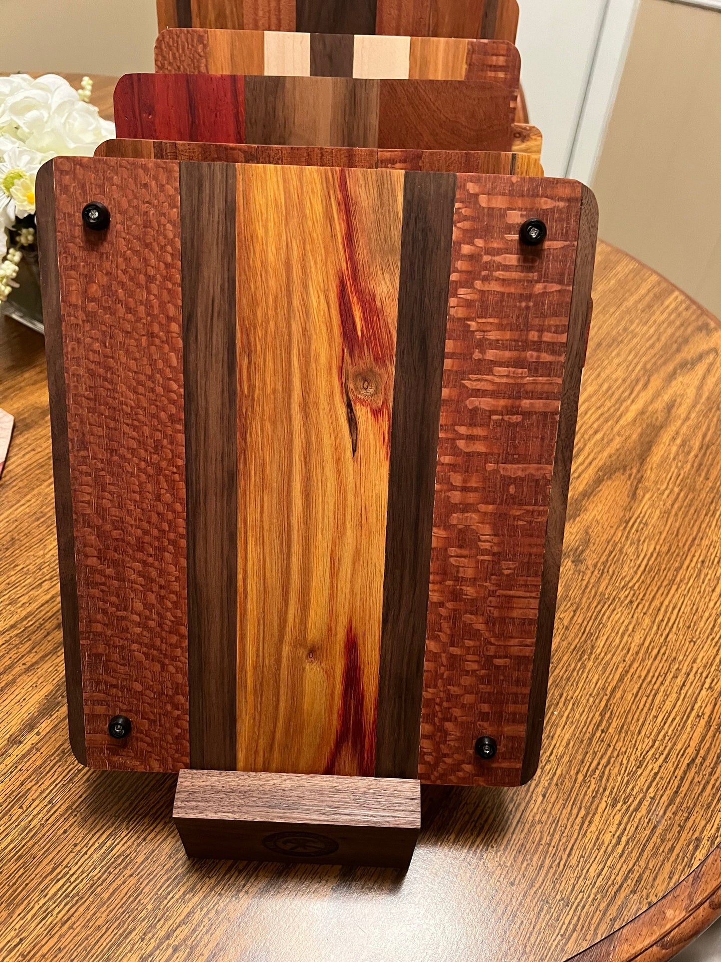 Cutting/ Charcuterie board made from exotic woods